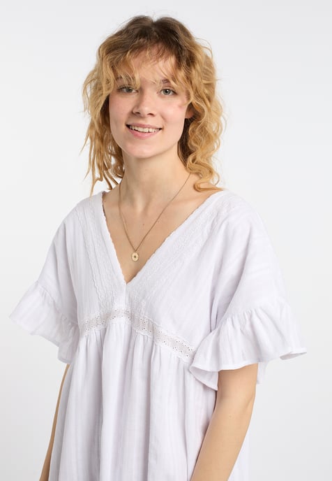 Dreimaster Dress women white - Image 5