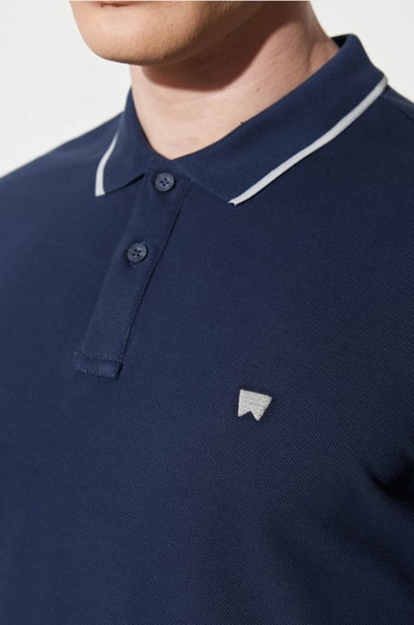 GB - Wrangler - polo shirt navy - Image 3