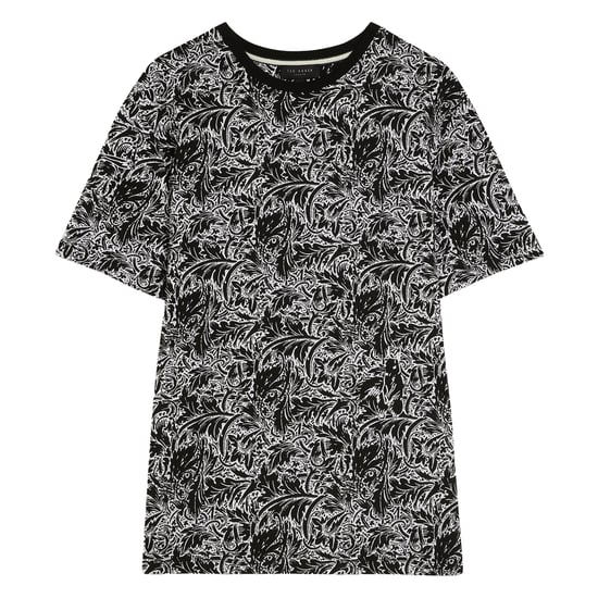 Camiseta negra Tenant AOP para hombre de Ted Baker - Image 1