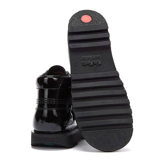 Kickers Kick Hi Womens Patent Boots - (Black) - Image 4