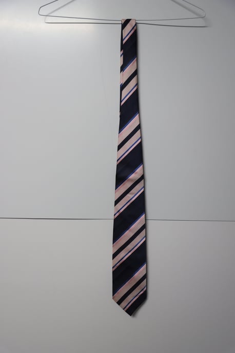 Balmain Striped Tie in Multicolor Silk - Image 6