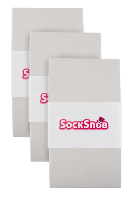 Sock Snob - 3 Pack Mallas de Ballet para Niñas de 70 Denier | Mallas de Danza con Pies Suaves y Confortables para Niños en Rosa y Blanco - Blanco - Image 2