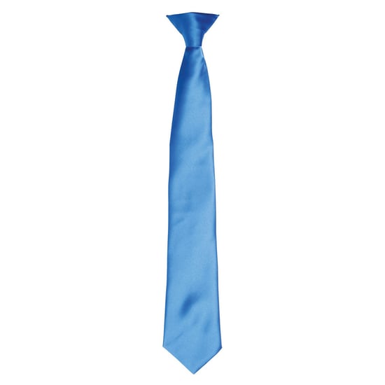 Premier Unisex Adult Satin Tie (Sapphire Blue) - Image 1