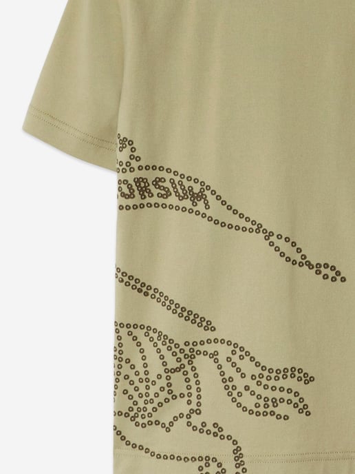 Burberry Boys Cedar EKD T-Shirt in Green