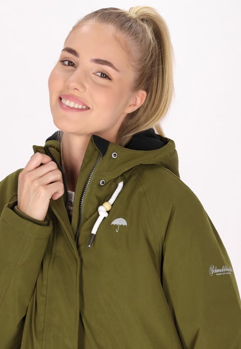 Schmuddelwedda winter parka women olive - Image 5