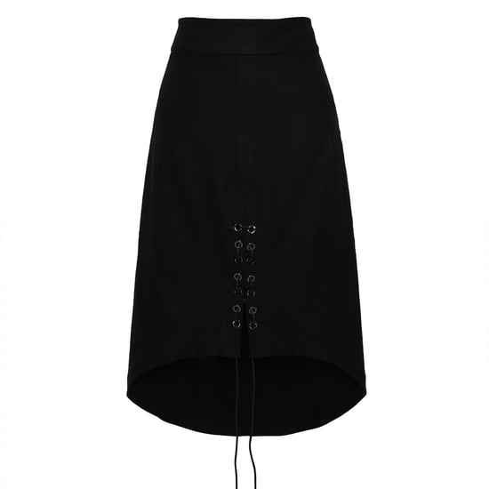 Plunging hem skirt and front lacing - Image 4