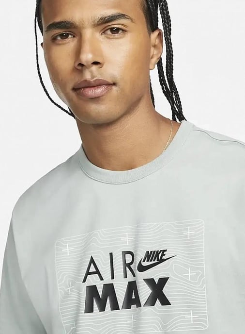 Camiseta gris salvia polvorienta Nike Sportswear Retro Air Max - Image 3