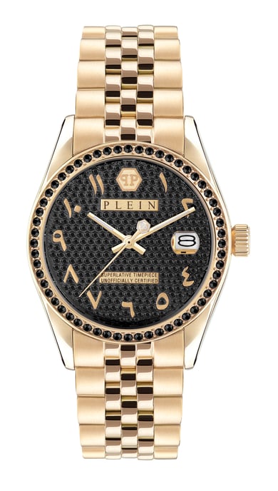 Philipp Plein Date Superlative Women's Gold Watch PWYAA0923
