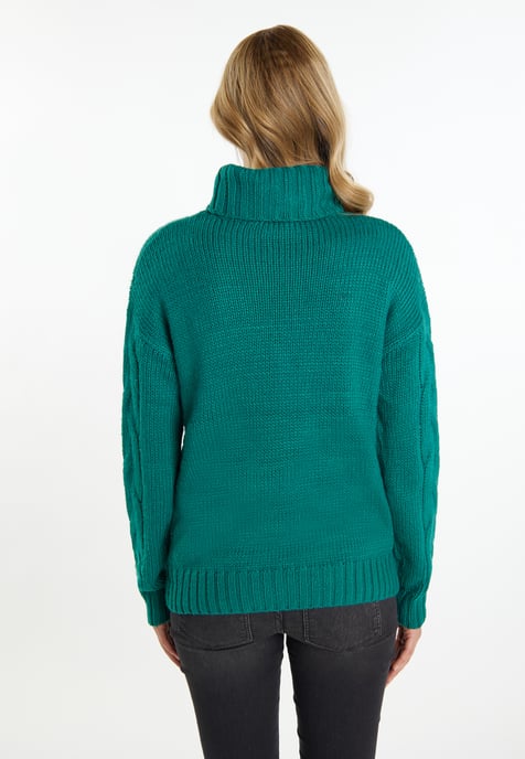 Mymo Knitted pullover women green - Image 4