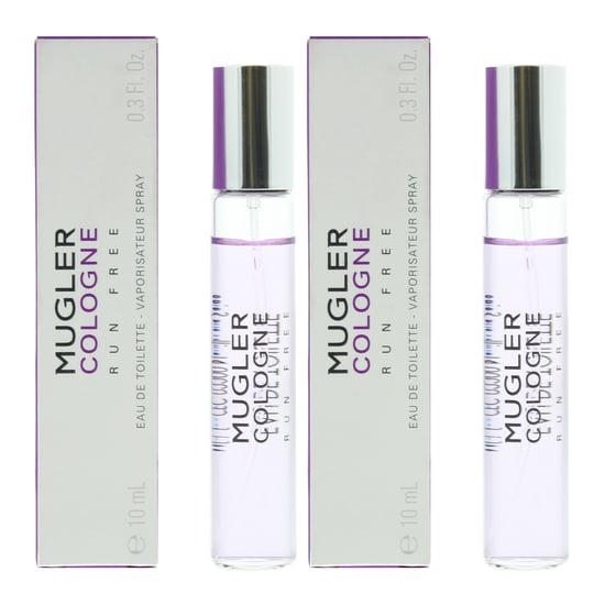 Mugler Cologne Run Free Eau de Toilette 10ml Travel Spray x 2