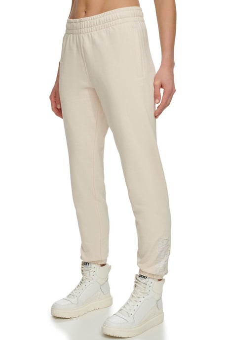 Rhinestone Layered Outline Logo Jogger Stone