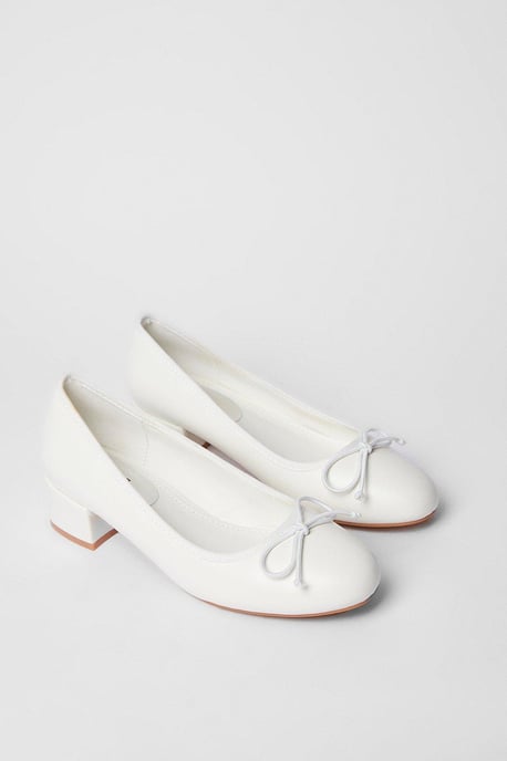Veronica Low Heeled Ballerina Pumps