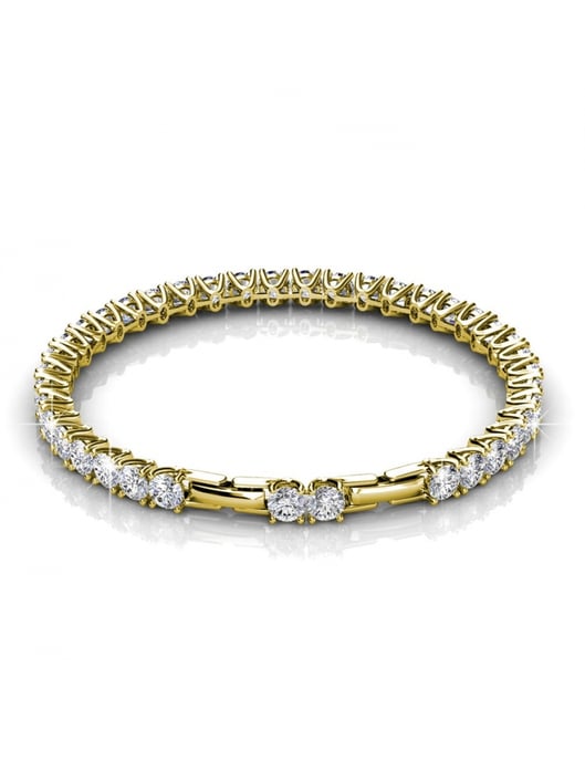 Conjunto Venus Redondo - Oro y Cristal - Image 4