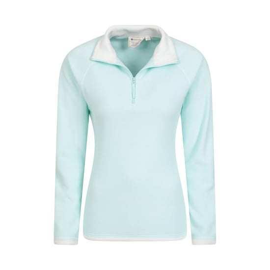 Mountain Warehouse Womens/Ladies Montana Half Zip Fleece Top (Mint) - Image 3