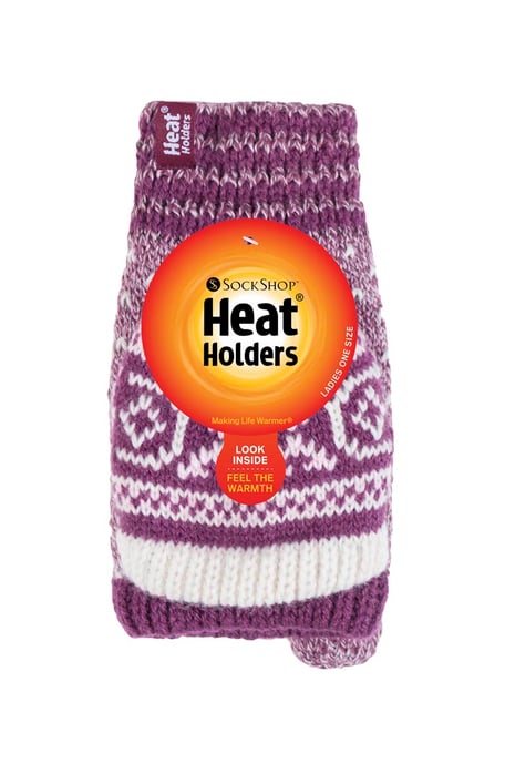 Guantes térmicos sin dedos con estampado de hadas para mujer - Image 2