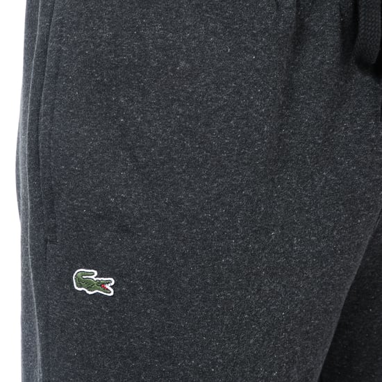 Men's Lacoste Side Logo Tracksuit Bottoms in Charcoal - Image 3