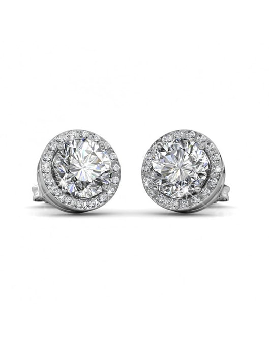 Pendientes Sophia - Plata y Cristal - Image 3