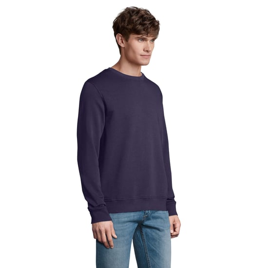 SOLS Unisex Adult Comet Organic Sweatshirt (French Navy) - Image 5