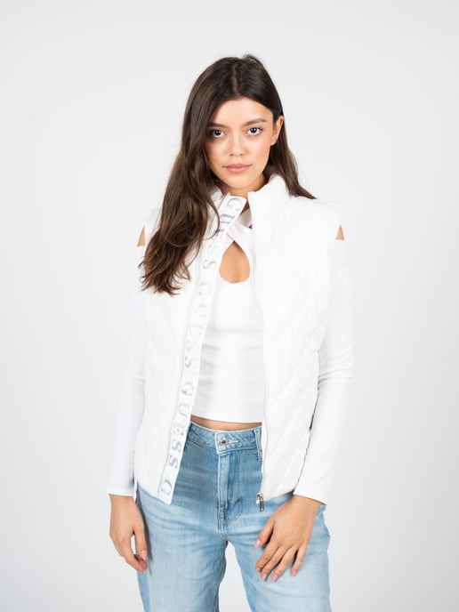 Guess Sin mangas de mujer Blanco - Image 3