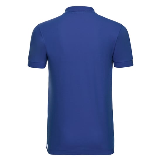 Russell Mens Stretch Fitted Polo Shirt (Bright Royal) - Image 2