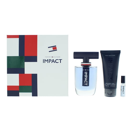 Tommy Hilfiger Impact Eau de Toilette 100ml + 4ml + Gel de Ducha 100ml - Image 1