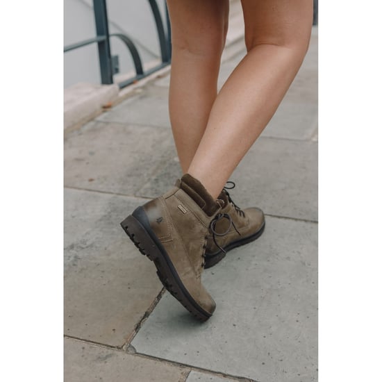 Hush Puppies Annay Leather Women's Khaki Boots - Image 6