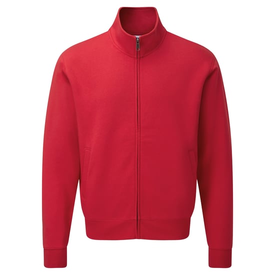 Russell Mens Authentic Full Zip Jacket (Classic Red) - Image 1