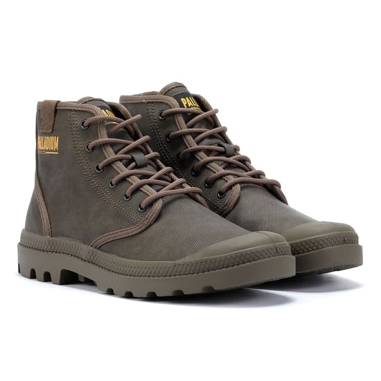 Palladium Pampa Hi Wax Major Brown Boots - Image 1