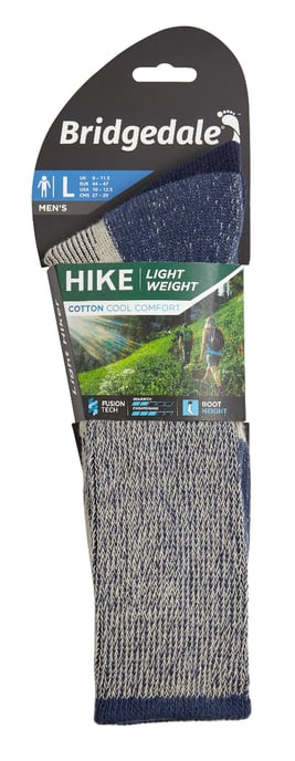 Bridgedale - Calcetines de algodón ligeros para hombre - Indigo - Image 2