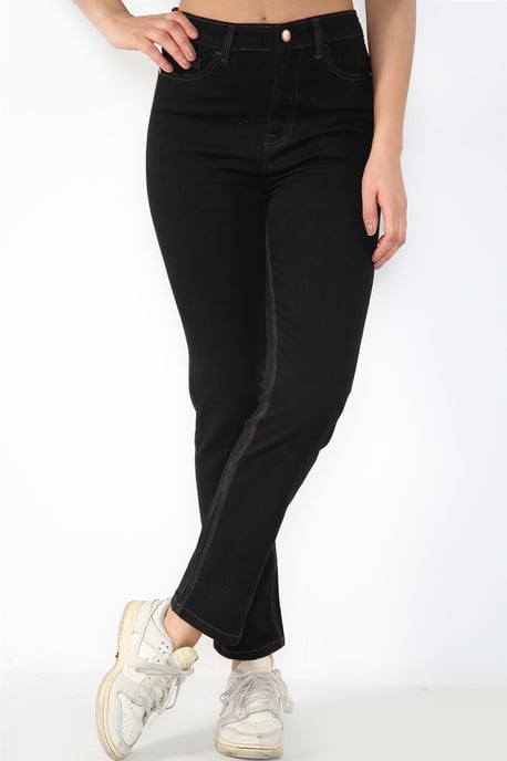 Vaqueros Magic Shaping de talle alto y pierna recta para mujer en negro - Image 3