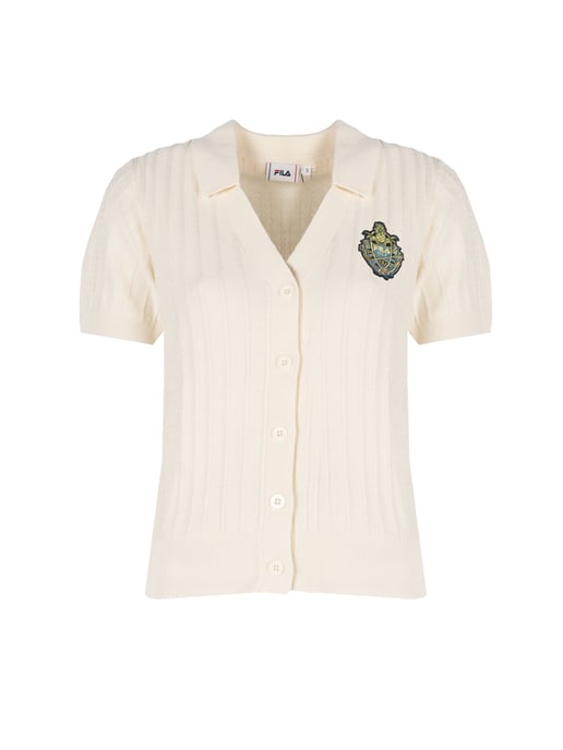 Fila Cárdigan Trap de mujer beige - Image 1