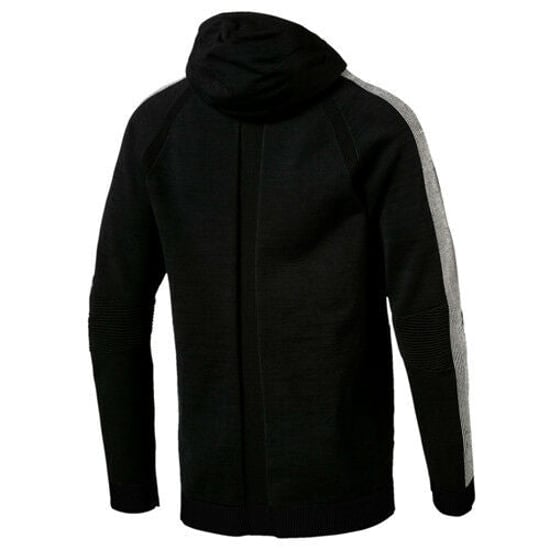 Puma EvoKNIT Move sudadera con capucha negra para hombre - Image 1