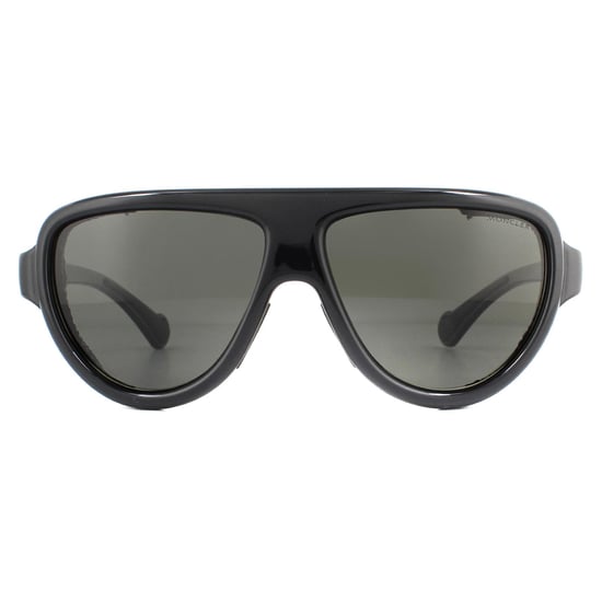 Gafas de Sol Moncler ML0089 01D Negro Brillante Humo Polarizado - Image 1