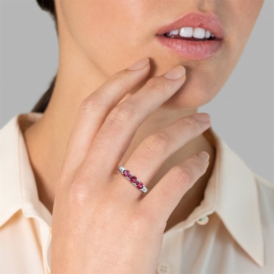Khushi Female Sterling Silver Ring