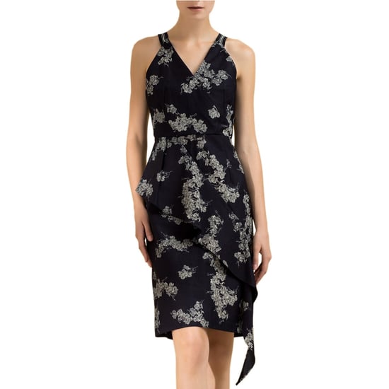 Tailored V-Neck Denim Dress - Image 6