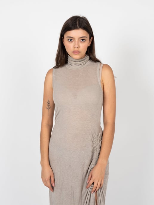 La Haine Inside Us Dress Woman's Beige