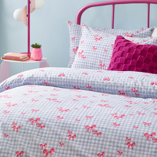 Conjunto de Funda Nórdica con Estampado de Lazos a Cuadros Heya Home - Image 2