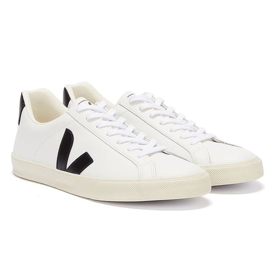Veja Esplar Cuero Zapatillas Mujer - (Blanco Extra / Negro) - Image 1