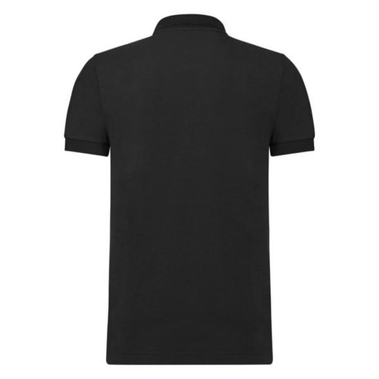 Russell Mens Stretch Short Sleeve Polo Shirt (Black) - Image 2