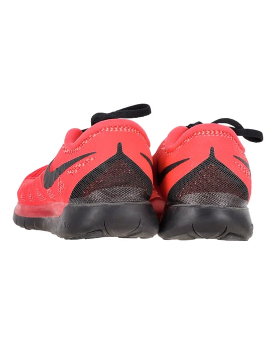 Nike Free 5.0 Running Shoes in Red Mesh - Image 4