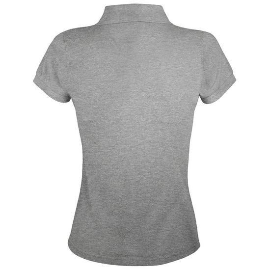 SOLs Womens/Ladies Prime Pique Polo Shirt (Grey Marl) - Image 2