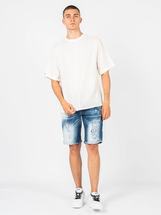 Xagon Man T-Shirt Over Men's Off-White