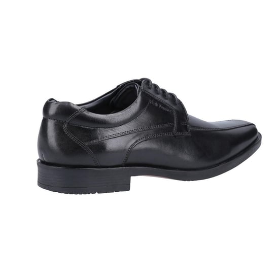 Hush Puppies Mens Brandon Leather Shoes (Black) - Image 2