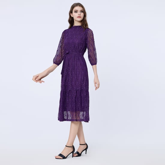 Fit-and-flare lace dress - Image 3