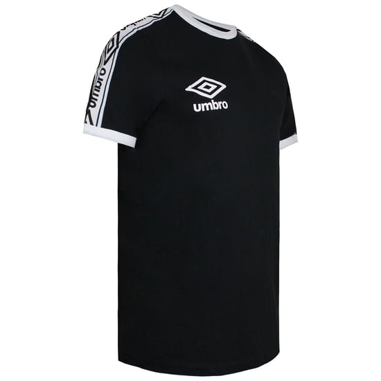 Camiseta Umbro Ringer Hombre Negra/Blanca - Image 2