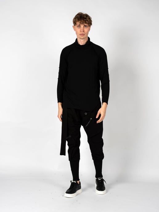 Jersey La Haine Inside Us LM039 Hombre Negro - Image 1