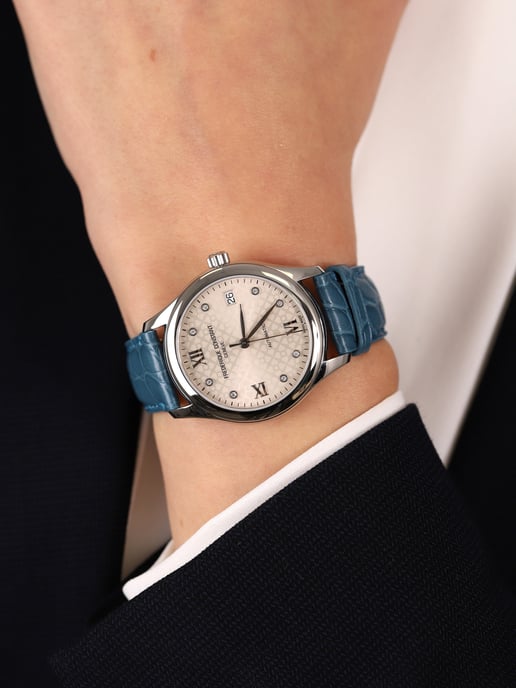 Frédérique Constant  Women's Blue Watch FC-303LGD3B6 - Image 6