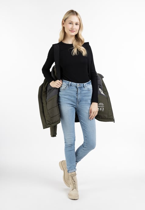 ICEBOUND Winter jacket women dark olive - Image 5