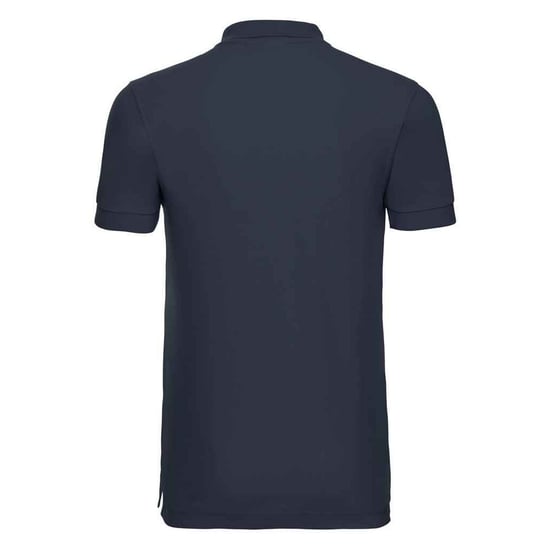 Russell Mens Pique Stretch Polo Shirt (French Navy) - Image 2