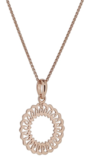 Orphelia 'Amada' Women's 925 Sterling Silver Chain with Pendant - Rose ZH-7075/1 - Image 3